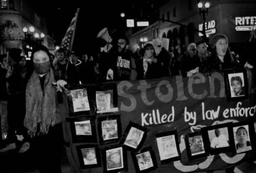 Stolen (Black Lives Matter Protest Series), Oakland CA, Winter 2014.