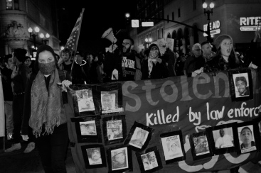 Crying Out for Stolen Lives (Black Lives Matter Series), Oakland CA, Winter 2014.