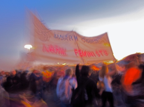 Disarm Cops, Arm Feminists (Oakland General Strike), Port of Oakland, Fall 2011,